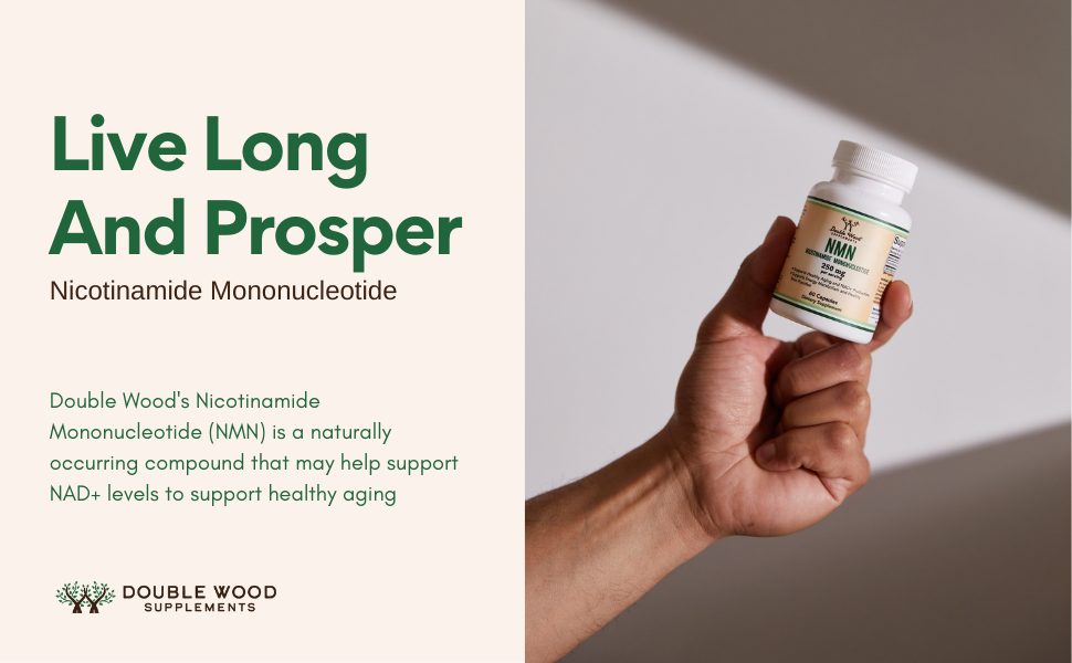 Doublewood NMN 250mg Vitamins & Minerals 60 Capsules - 1