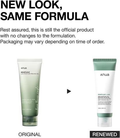 ANUA Heartleaf LHA Moisture Peeling Gel, Gentle Exfoliation, Hydrating Facial Peel, Pore Care, Dead Skin Removal, Natural Cellulose for Soothing, Vegan, Korean Skin Care (120ml/4.05 fl.oz.) - Image 2