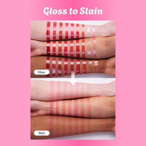 Fruity Glass Tint Hydrating Lip Gloss 1004 Pink Gloss | Long Lasting & Long Lasting | Moisturizing Lip Gloss for All Day - Image 4