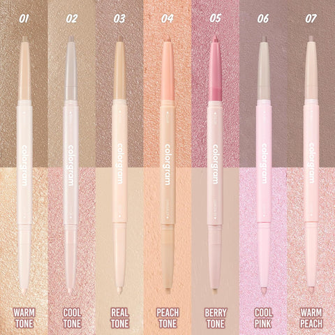 COLORGRAM All In One Agegyo Sal (eyeshadow bags) eye shadow makeup 3 colors - True Beauty K-Drama makeup, intense color with smooth texture, rich cream formula, 02 cool shades - Image 2