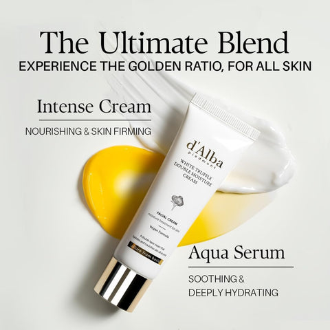 d'alba Piedmont Italian White Truffle Double Serum & Cream, Adjustable 2-in-1 Intensive Care, Cream for Elasticity and Shine, Mild and Vegan Double Cream (60 ml) (Tube) - Image 4