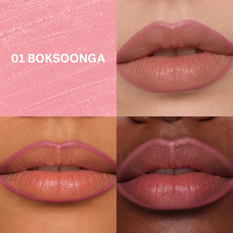 AMUSE Lip Smudger (01 BOKSOONGA) | Matte Creamy Lip Liner & Contour Stick | Long-Lasting, Transfer-Proof, Multi-Use for Lips & Shading, Vegan & Cruelty-Free Lip Care, Korean Beauty - Image 2