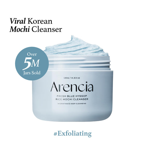 Arencia Fresh Blue Hyssop Rice Mochi Cleanser 120G