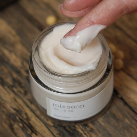 mixsoon Bean Cream-Deep Moisturizer Face Cream, Hydrating and Smoothing for Face, Fermented Soybean Extract, Lightweight Non-Sticky Finish 50ml / 1.69 fl.oz. Korean Glass Skin Care - Image 2