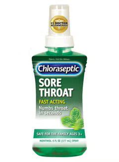 Chloraseptic Sore Throat Spray, Menthol, 6 fl oz - Condition Support
