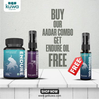 كبسولات Aadar Endure وزيت الأداء، احصل على زيت Endure مجانًا
