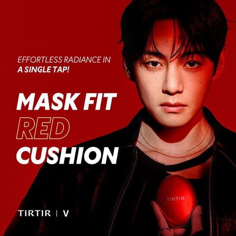 TIRTIR Mask Fit Red Cushion Foundation | Japan's No.1 Choice for Glass skin, Long-Lasting, Lightweight, Buildable Coverage, Semi-Matte (17C Porcelain, 18g (Pack of 1)) - Image 3