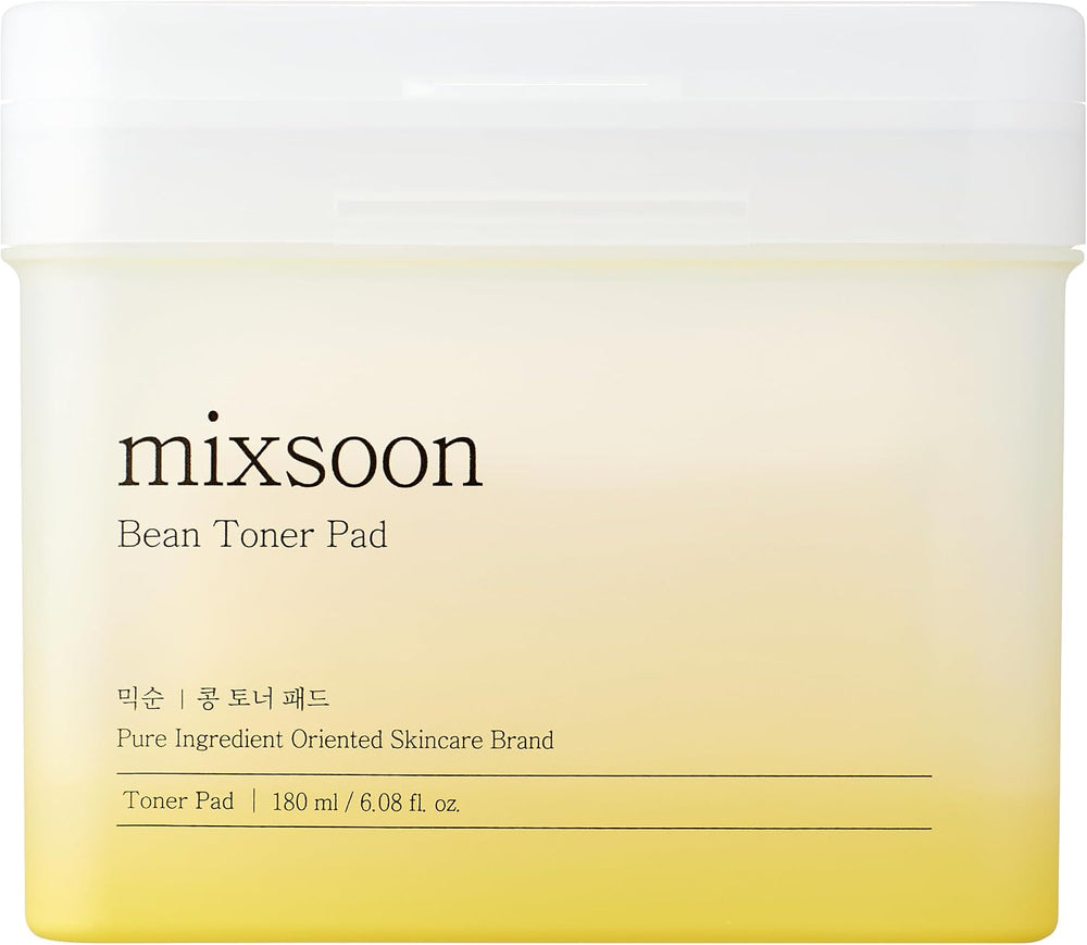 mixsoon Bean Toner Pad,Moisturizing, Elasticity,Exfoliation, Bean Extracts, Cotton Pad (280ml/9.46fl.oz/70 Sheets)