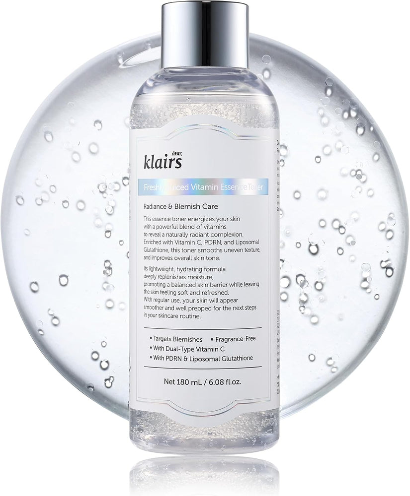 DearKlairs Vitamin C Toner Korean Brightening Toner for Glow, 6.08 Fl Oz