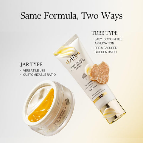 d'alba Piedmont Italian White Truffle Double Serum & Cream, customizable 2-in-1 intensive skin care, cream for elasticity and brightness, mild and vegan dual cream - Image 8