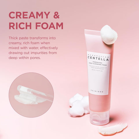 SKIN1004 Madagascar Centella Poremizing Deep Cleansing Foam 125ml - Image 6