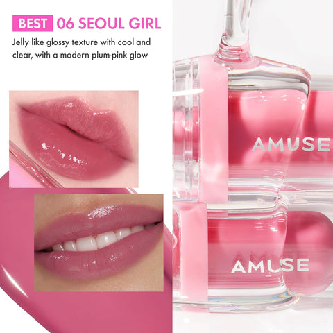 AMUSE Jel-Fit Tint (03 NUPINK) | Glossy, Lip Stain, Moisturizing,12 Hour long-lasting, Volumizing, Allergen Free, Vegan, Korean Beauty - Image 7