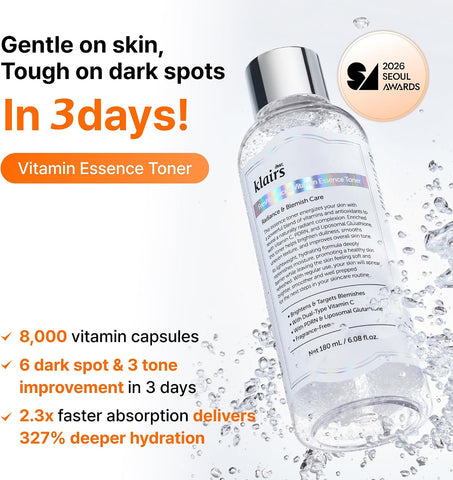 DearKlairs Vitamin C Toner Korean Brightening Toner for Glow, 6.08 Fl Oz - Image 2