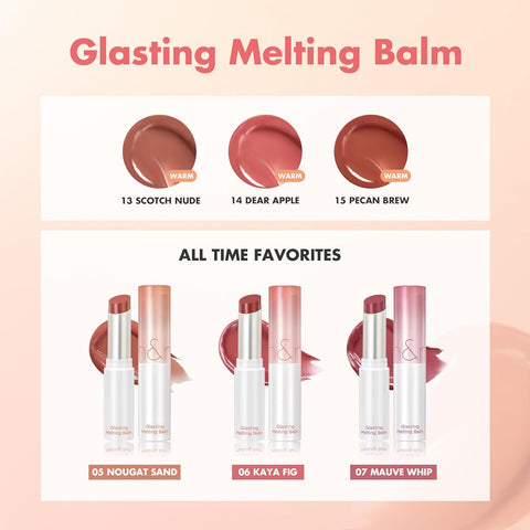 rom&nd GLASTING MELTING BALM 06 KAYA FIG - Image 2