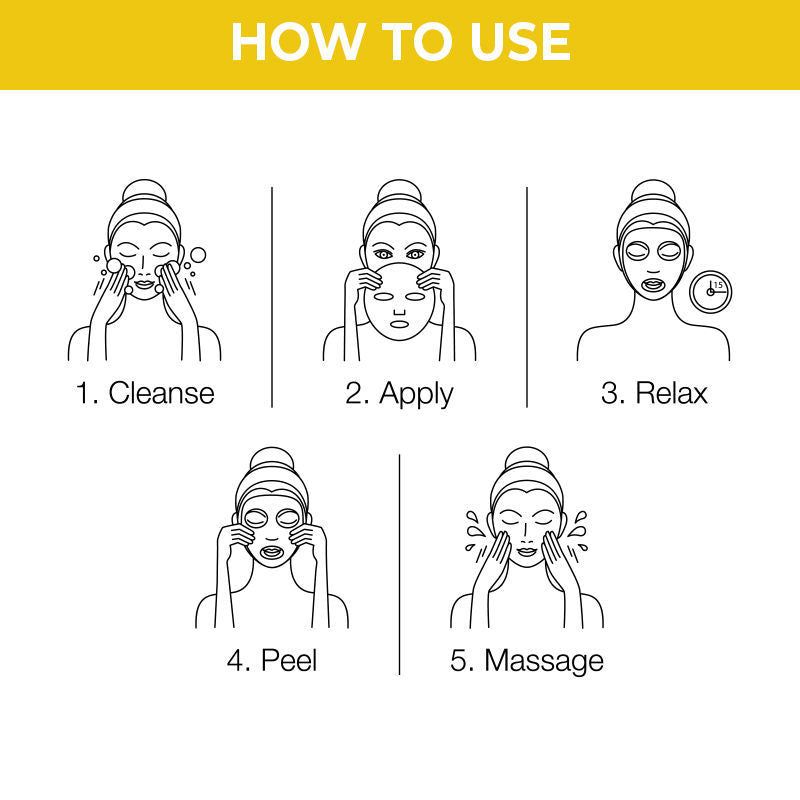 Nykaa Skin Secrets Sheet Mask - Lemon & Honey - Single Pack - Image 6