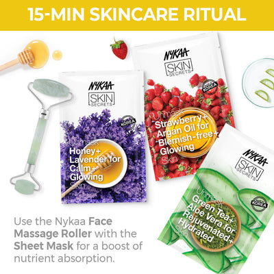 Nykaa Skin Secrets Sheet Mask - Lemon & Honey - Single Pack - Image 7