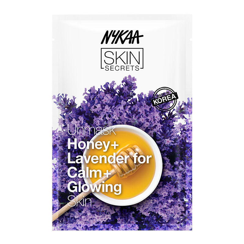 Nykaa Skin Secrets Honey & Lavender Sheet Mask - 1 Pack