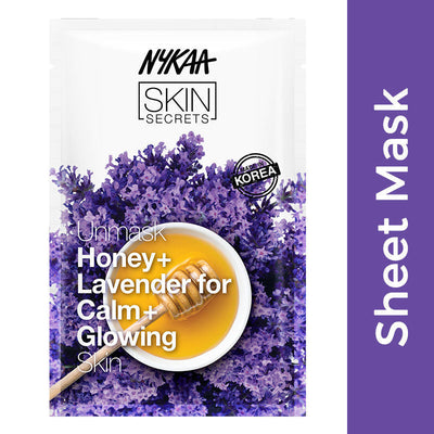 Nykaa Skin Secrets Honey & Lavender Sheet Mask - 1 Pack - Image 2
