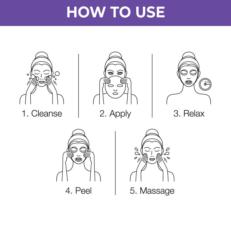 Nykaa Skin Secrets Honey & Lavender Sheet Mask - 1 Pack - Image 6