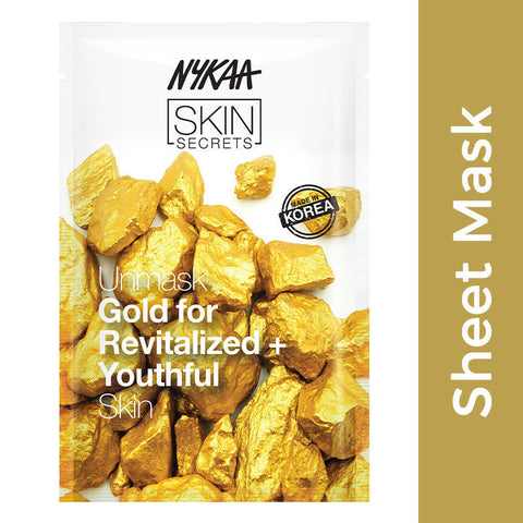 Nykaa Skin Secrets Gold Sheet Mask