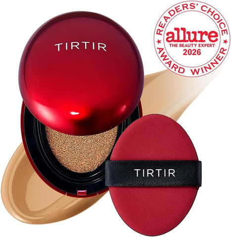 TIRTIR Mask Fit Red Cushion Foundation | Japan's No.1 Choice for Glass skin, Long-Lasting, Lightweight, Buildable Coverage, Semi-Matte (30N Rich Honey, 18g (Pack of 1)) - Image 2