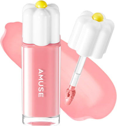 AMUSE Dew Tint (13 DEW BOKSOONGA) | 35% High-moisture Water Tint, Long-lasting, Vitamin E Acetate, Moisturizing, No Peel Off, Lip Treatment, Non Sticky, Lip Stain, Korean Vegan Beauty
