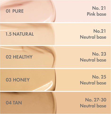 AMUSE Dew Power Vegan Cushion Foundation (01 PURE) | clear pink beige | Dewy, Glow, Long-lasting, Double Coverage, Clean Beauty, Lightweight, Natural Look, Hydrating Cushion, Korean Make Up - Image 8