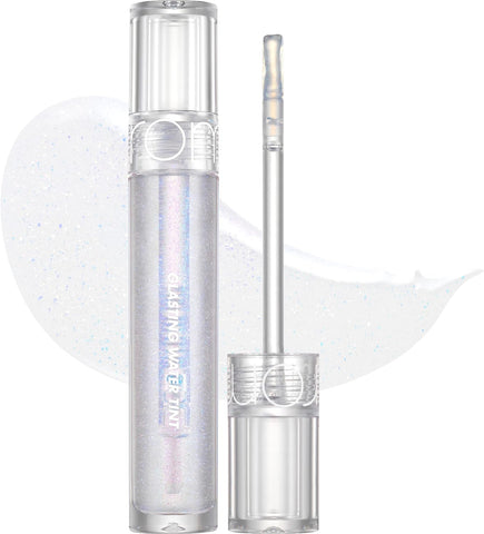 rom&nd Glasting Water Gloss 2 colors No. 00 METEOR TRACK | Syrupy gloss|Glossy Finish| Long-lasting| moisturizing| Highlighting| Natural-beauty | Gloss for Daily Use|K-beauty | 4.5g/0.16oz