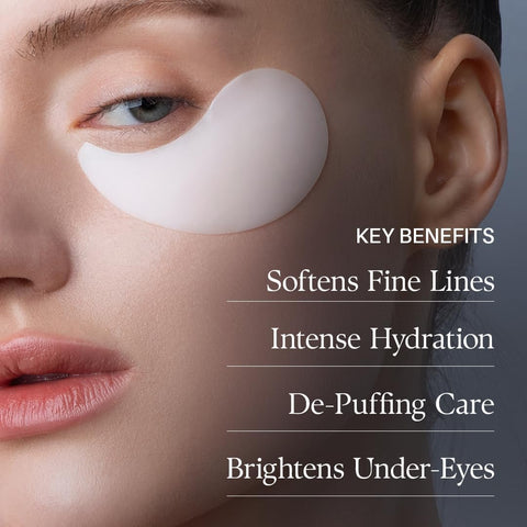 d’Alba White Truffle Eye Patch – Hydrating Under Eye Patches for Dark Circles, Puffy Eyes & Fine Lines, Firming Gel Eye Masks with Vegan Collagen, Niacinamide & K-Beauty Formula 68pcs - Image 3