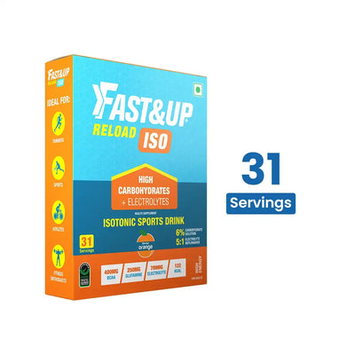 Fast&up Reload Iso - Isotonic Electrolytes (Pack Of 31) 32 Grams Each Orange