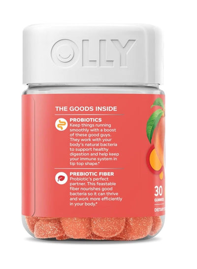 Olly Probiotic + Prebiotic Gummies - Gut Health Support, 60 Gummies - Image 2
