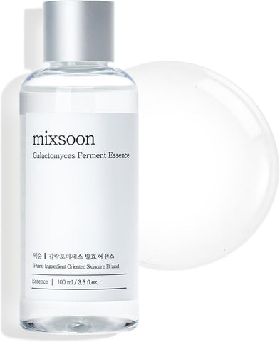mixsoon [] Galactomyces Ferment Essence 3.38 fl oz / 100ml | 100% Galactomyces Repair Boosting Serum for Uneven and Dull Skin | Vegan, Cruelty-Free