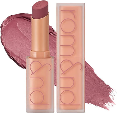 rom&nd ZERO MATTE LIPSTICK 22 MAUVE BEANS/Soft & Blurry, Creamy Texture, Trendy lips, K-Beauty, Nudy Lips, No wrinkly lips