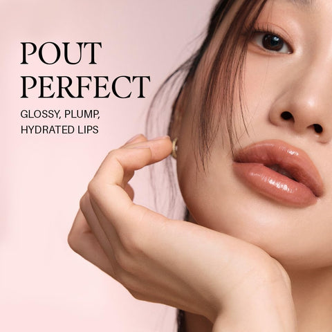 d'alba Piedmont Plumping Lip Glow Mood Volumizer, Hydrating Lip Plumper with Vegan Ceramide & Vitamin C & E, Fuller Lips, Volumizing Lip Gloss, Glowy Finish, Posh Rose (4 Colors) (5ml.) - Image 3