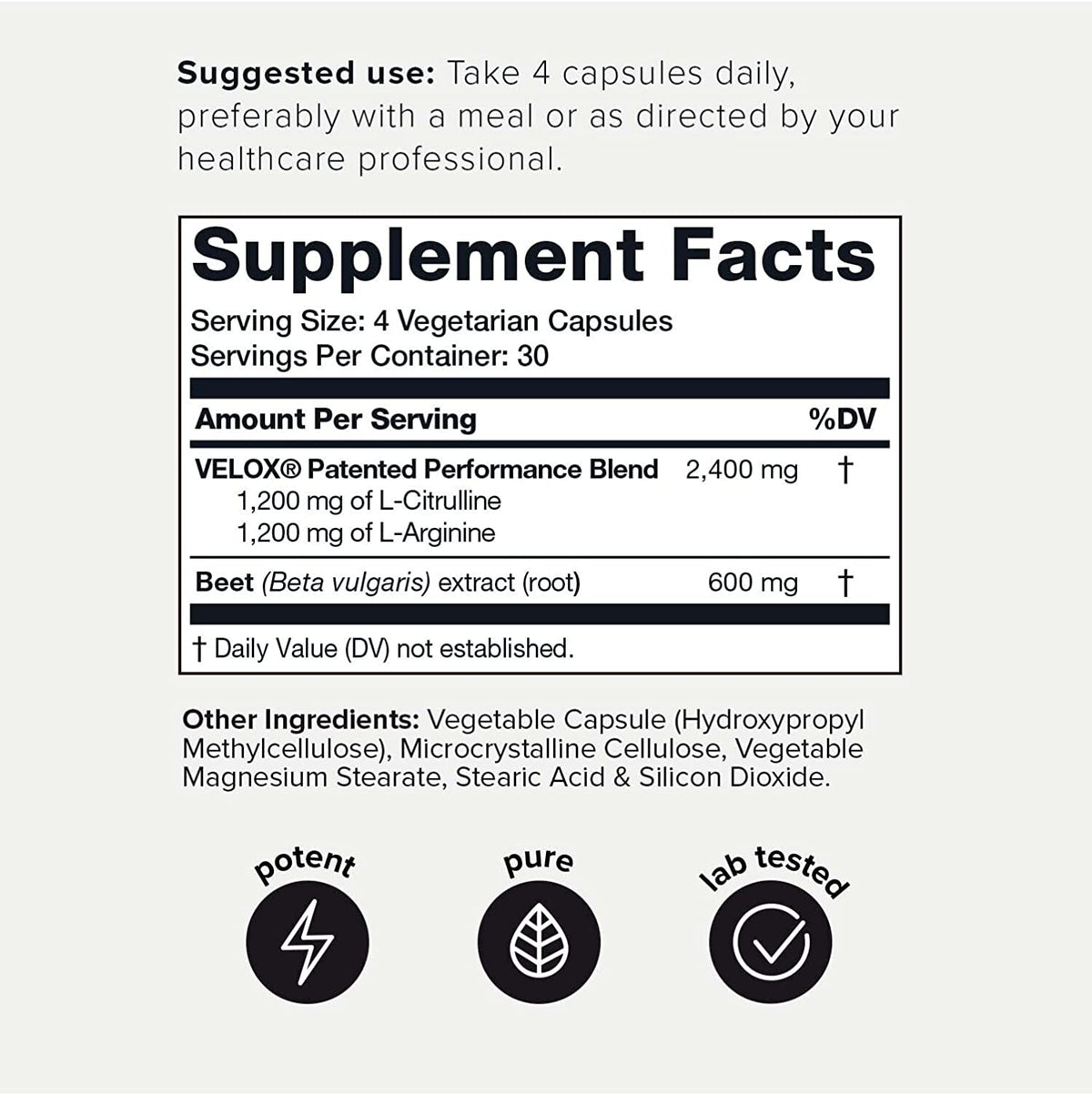 Toniiq Fuel 3,000mg Nitric Oxide Booster Capsules - 120 Count - Image 2