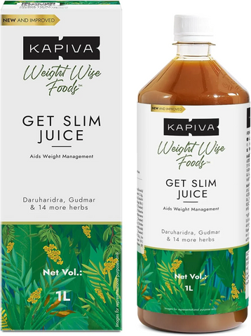 Kapiva Wheatgrass Juice + Kapiva get Slim Juice (COMBO)