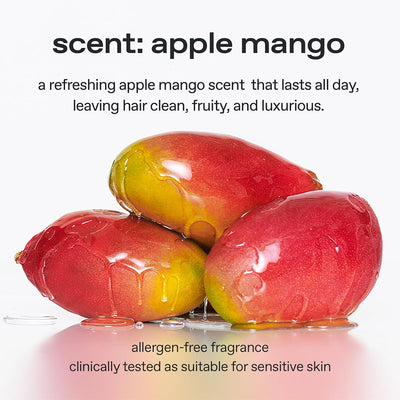 Glow Apple Mango Hair Treatment Mask - Vegan Keratin, Deep Repair - 250ml
