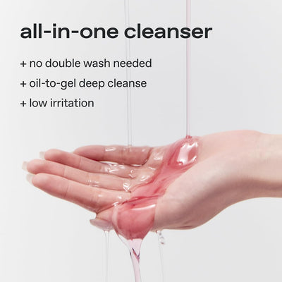 Glow Guava Oil-Gel Facial Cleanser - Deep Hydration & Makeup Removal, 190ml