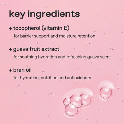 Glow Guava Oil-Gel Facial Cleanser - Deep Hydration & Makeup Removal, 190ml