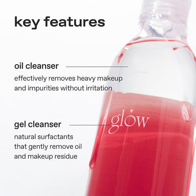 Glow Guava Oil-Gel Facial Cleanser - Deep Hydration & Makeup Removal, 190ml