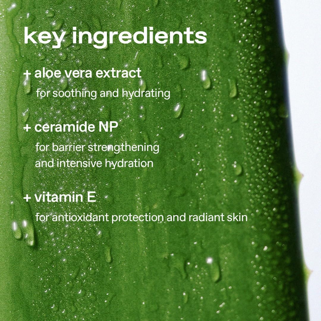 Glow Vegan Face Moisturiser - Aloe Vera Barrier Support, 50ml