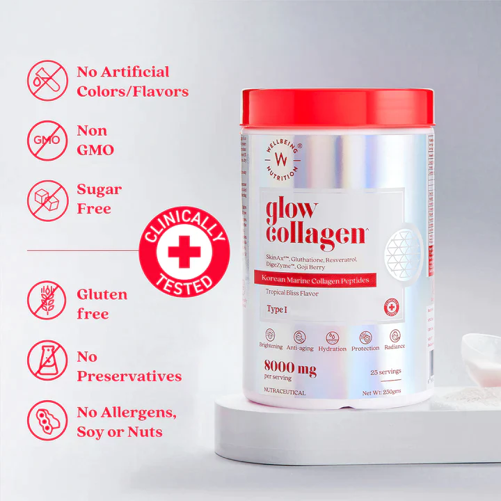 Wellbeing Nutrition Korean Marine and Glow Collagen (Buy 1 Get 1)