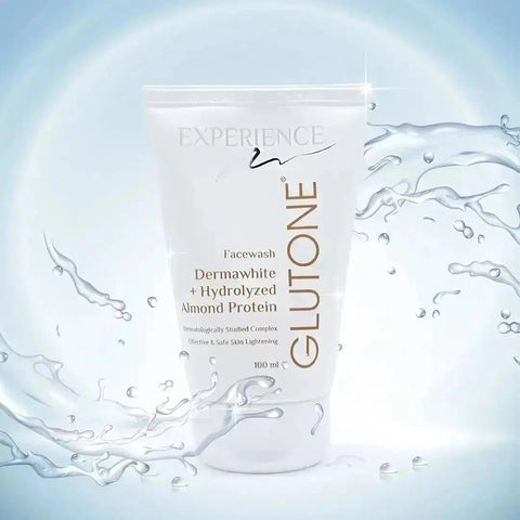 Glutone Face Wash DermaWhite + Hydrolyzed Almond Protein 100 ml