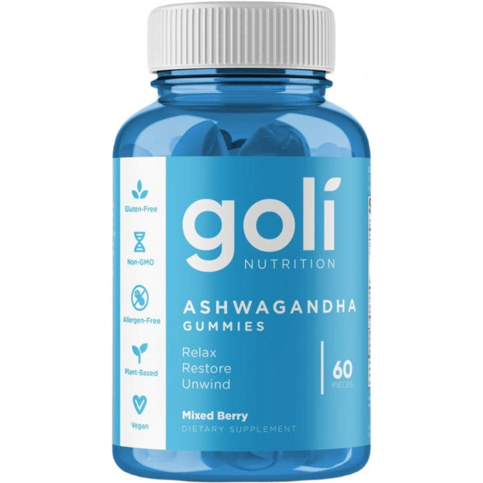 Goli Ashwagandha Gummies - Herbal & Ayurvedic - 60 Pieces