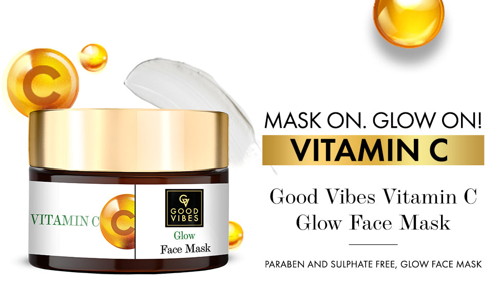Good Vibes Vitamin C Glow Face Mask - 50 gm - 1