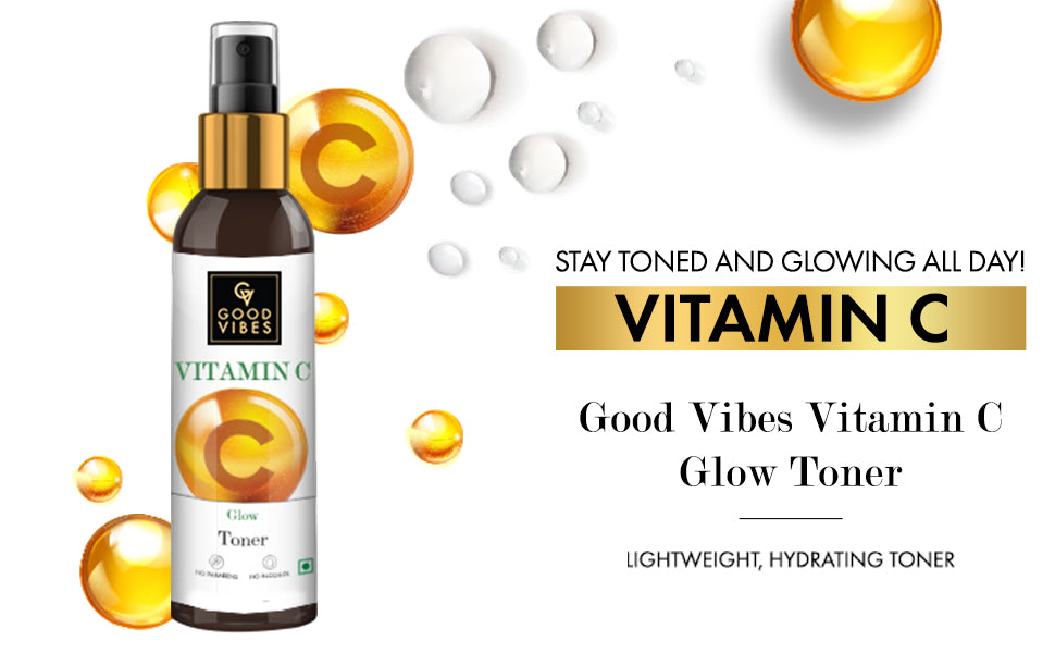 Good Vibes Vitamin C Glow Facial Toner - 120 ml - 1