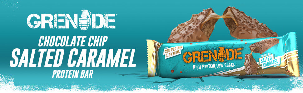 Grenade Protein Bar, Salted Caramel - 12 x 60g Packs - 1