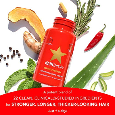 Hairtamin Healthy Hair Growth Vitamins - 30 Capsules - Image 2