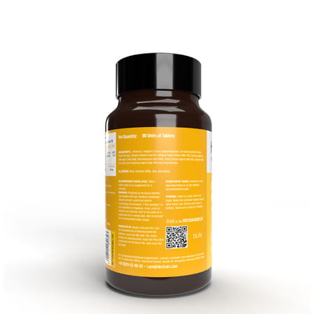 مكمل غذائي من إتش كيه فيتالز بالكالسيوم وفيتامين د3 للنساء والرجال (90 قرصًا) | غني بالمغنيسيوم والزنك | لصحة العظام والمفاصل بشكل كامل