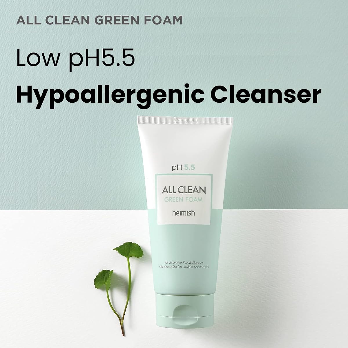 Heimish All Clean Green Foam Cleanser - pH Balancing, 150g